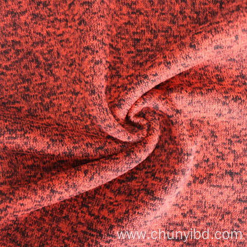 Customized color 100% polyester weft knitted fleece fabric for warm-keeping garments